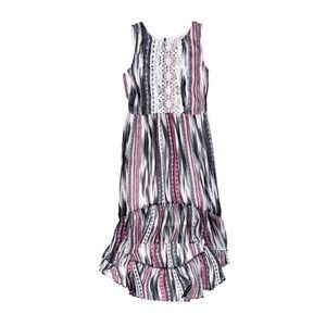 XHILARATION Girl's High Low Sleeveless Maxi Dress